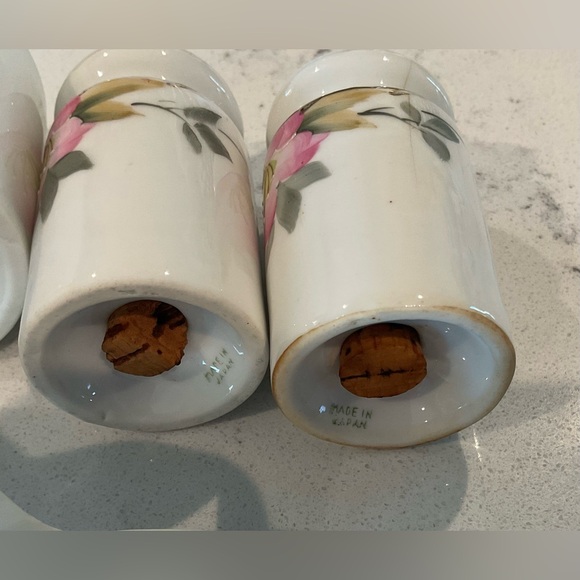 Noritake China Azalea (6) Piece Tray, Salt & Pepper,Mustard w/Lid & Spoon Set - Picture 4 of 8